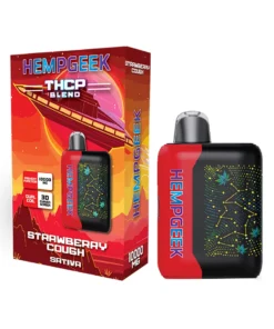 THC Vape Pen – Hempgeek Strawberry Cough THCP Blend 10000mg